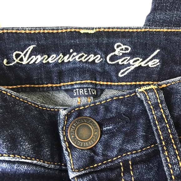 American Eagle Boy Fit Crop Jeans Size 0 Women - Picture 6 of 7